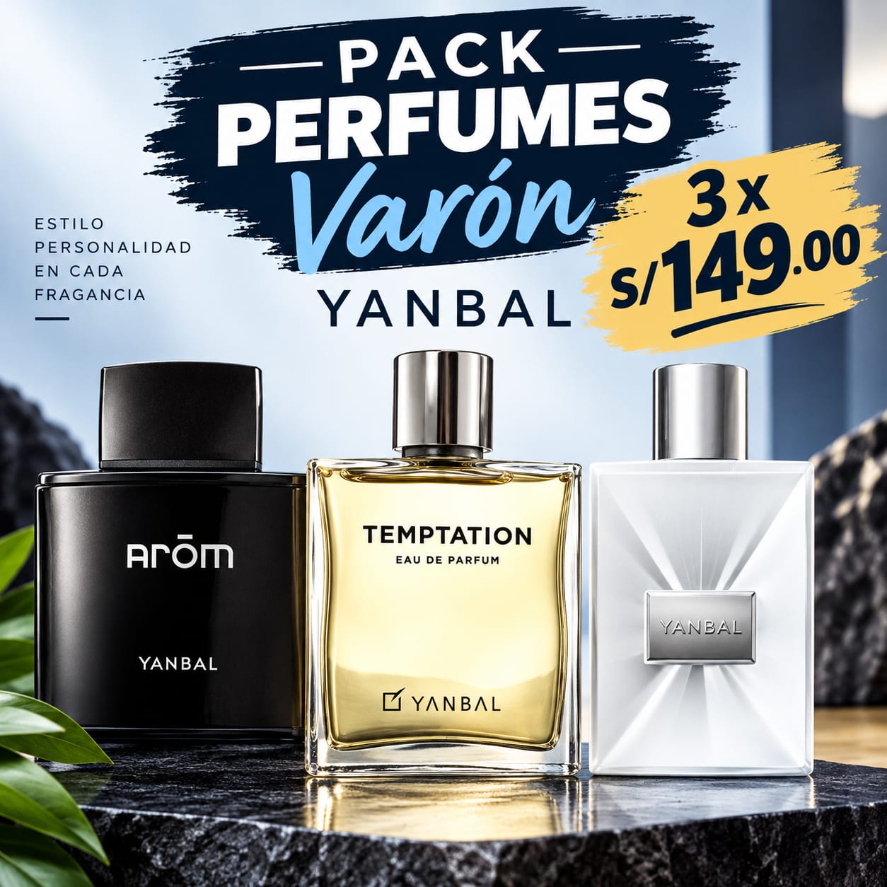 Pack Perfumes Varon Yanbal